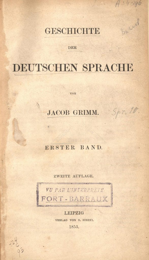 Online Exhibition Geschichte Der Deutschen Sprache NE 424 C 93